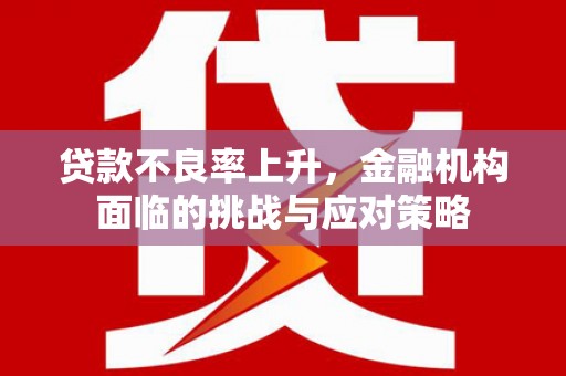 南郊贷款不良率上升，金融机构面临的挑战与应对策略