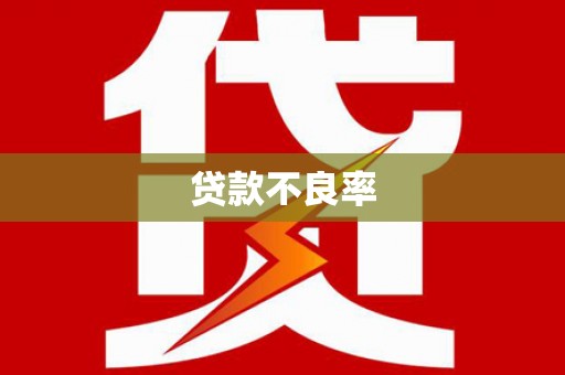 南郊贷款不良率