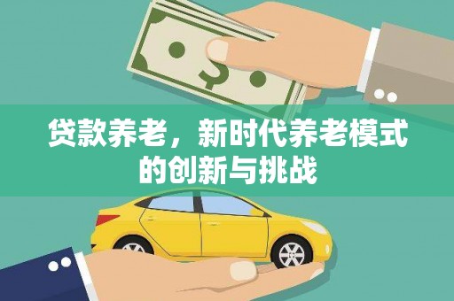 南郊贷款养老，新时代养老模式的创新与挑战