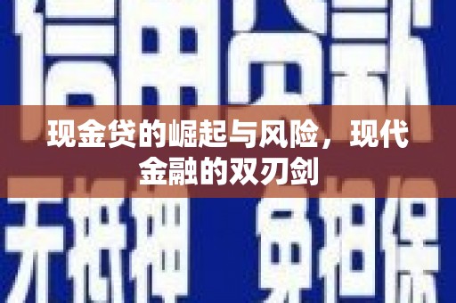 南郊现金贷的崛起与风险，现代金融的双刃剑