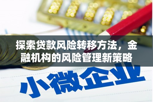 南郊探索贷款风险转移方法，金融机构的风险管理新策略