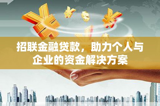 南郊招联金融贷款，助力个人与企业的资金解决方案
