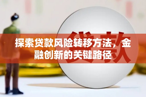 南郊探索贷款风险转移方法，金融创新的关键路径