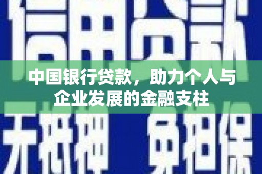 南郊中国银行贷款，助力个人与企业发展的金融支柱