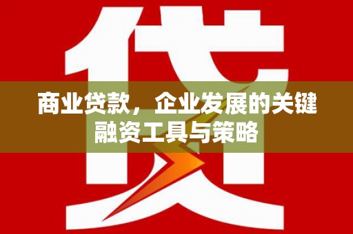南郊商业贷款，企业发展的关键融资工具与策略