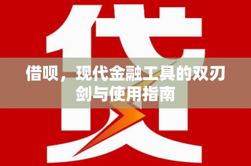 南郊借呗，现代金融工具的双刃剑与使用指南