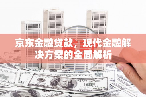 南郊京东金融贷款，现代金融解决方案的全面解析