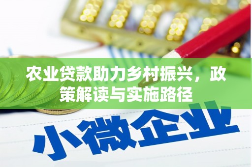 南郊农业贷款助力乡村振兴，政策解读与实施路径