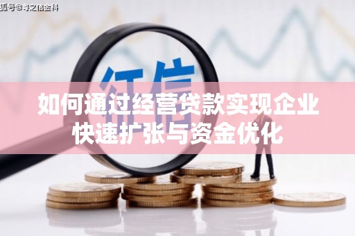 南郊如何通过经营贷款实现企业快速扩张与资金优化