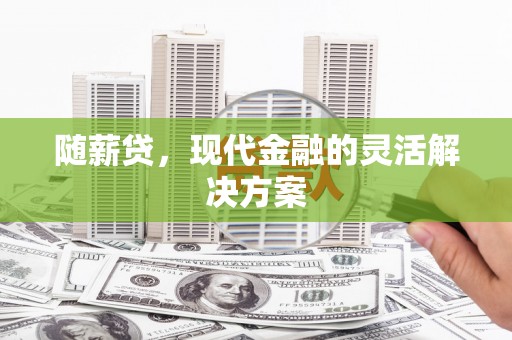 南郊随薪贷，现代金融的灵活解决方案