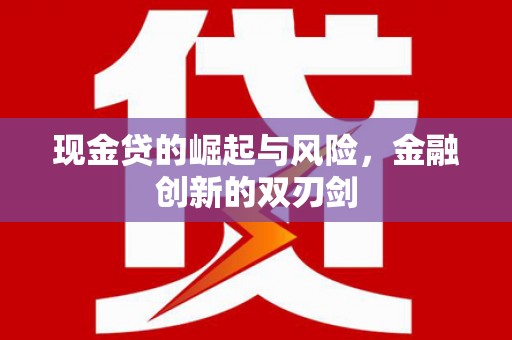 南郊现金贷的崛起与风险，金融创新的双刃剑