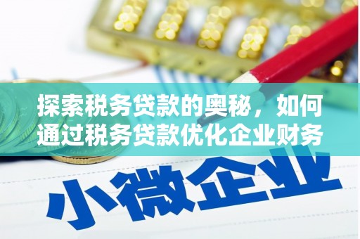 南郊探索税务贷款的奥秘，如何通过税务贷款优化企业财务
