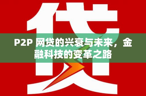 南郊P2P 网贷的兴衰与未来，金融科技的变革之路
