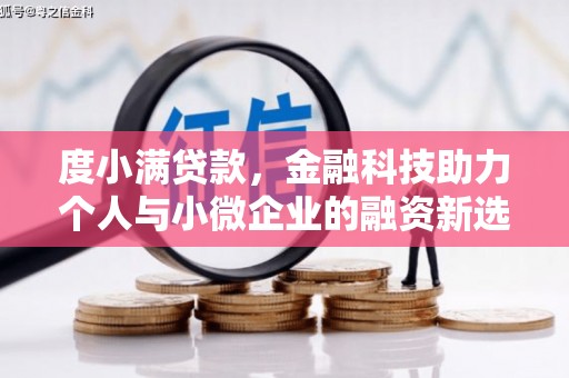 南郊度小满贷款，金融科技助力个人与小微企业的融资新选择
