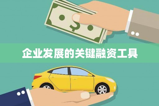 南郊企业发展的关键融资工具