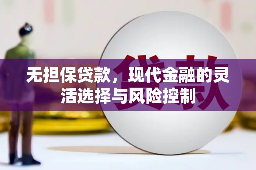 南郊无担保贷款，现代金融的灵活选择与风险控制