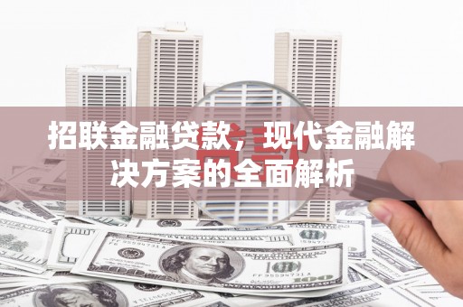 南郊招联金融贷款，现代金融解决方案的全面解析