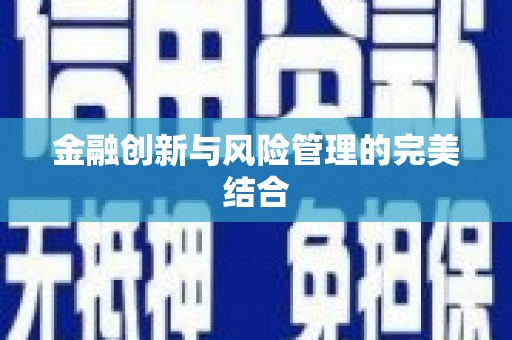 南郊金融创新与风险管理的完美结合