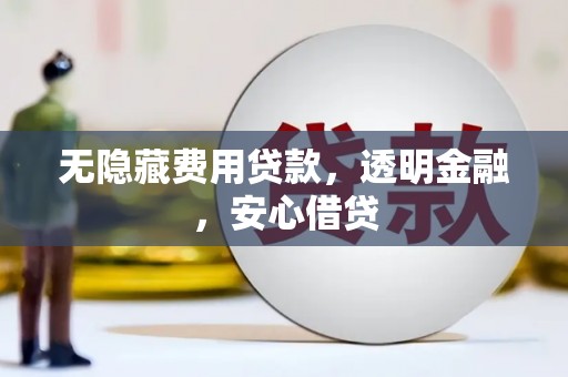 南郊无隐藏费用贷款，透明金融，安心借贷