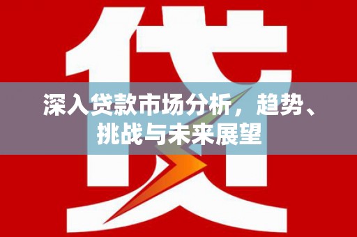 南郊深入贷款市场分析，趋势、挑战与未来展望