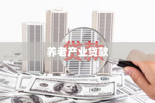 南郊养老产业贷款