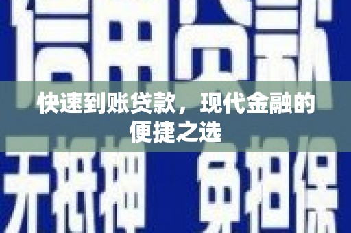 南郊快速到账贷款，现代金融的便捷之选