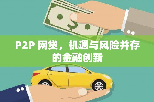 南郊P2P 网贷，机遇与风险并存的金融创新