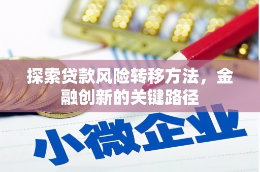 南郊探索贷款风险转移方法，金融创新的关键路径