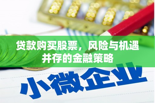 南郊贷款购买股票，风险与机遇并存的金融策略