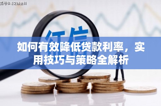 南郊如何有效降低贷款利率，实用技巧与策略全解析