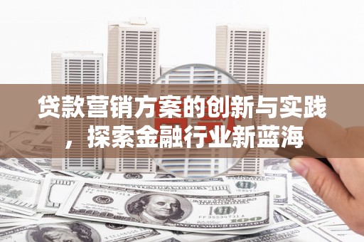 南郊贷款营销方案的创新与实践，探索金融行业新蓝海