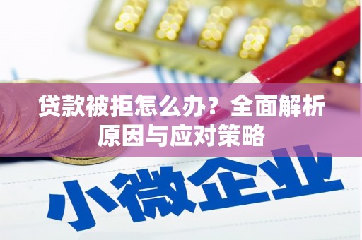 南郊贷款被拒怎么办？全面解析原因与应对策略