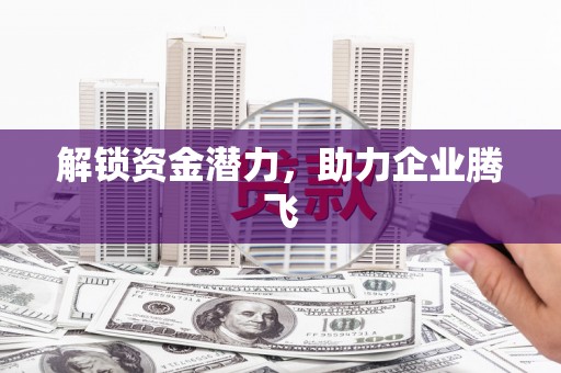 南郊解锁资金潜力，助力企业腾飞