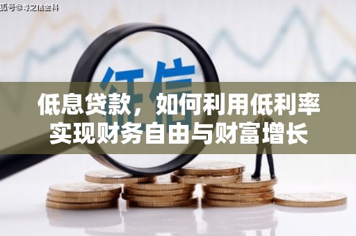 南郊低息贷款，如何利用低利率实现财务自由与财富增长
