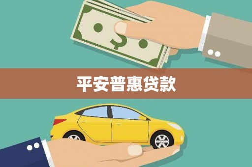 南郊平安普惠贷款